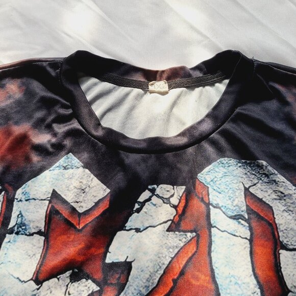 AC/DC Hells Bells Polyester Graphic T-shirt Size 3XL - Picture 6 of 9
